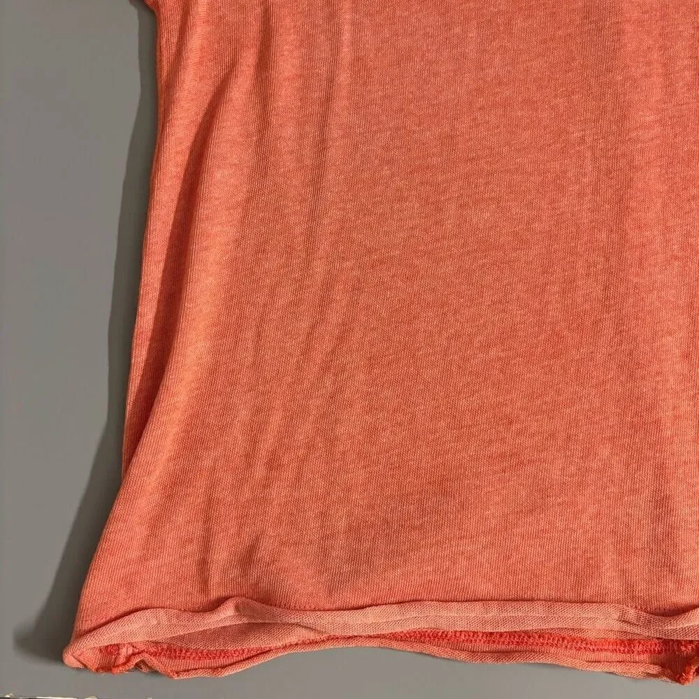 free people cassidy tee lightweight cotton blend short sleeve tee XS